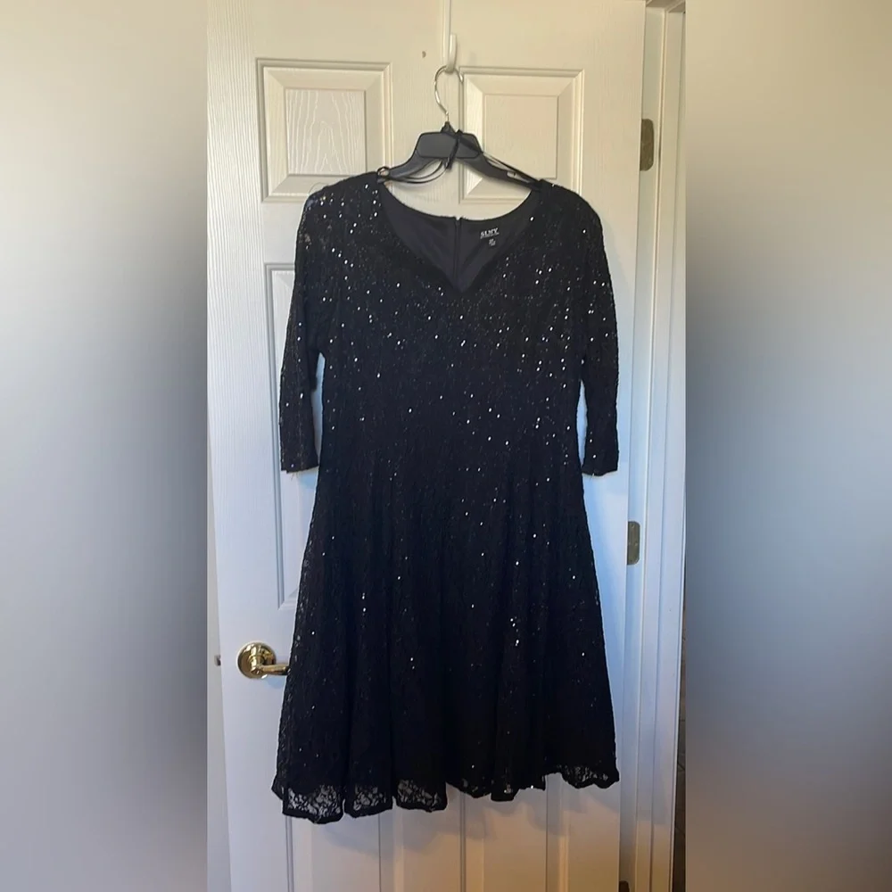 Plus Size Sequined Dress - 2X - Picture 1 of 5